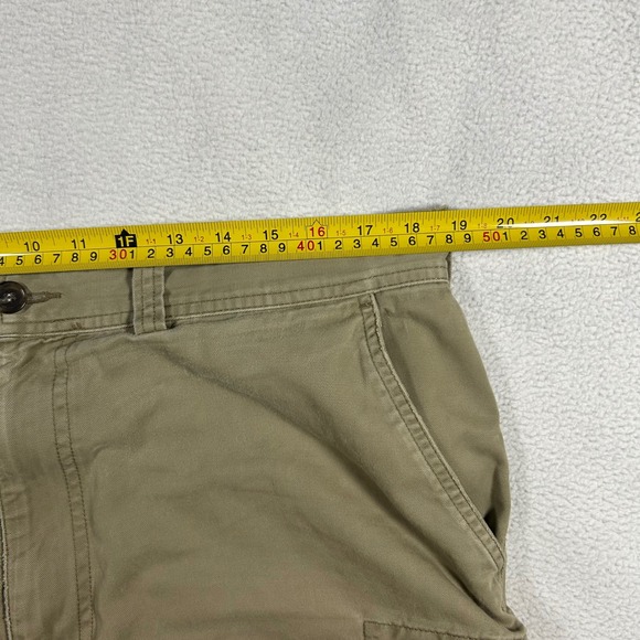 Polo Ralph Lauren Mens Tan Cotton Twill Cargo Shorts Khaki Size 36 Classic Fit - Picture 5 of 6